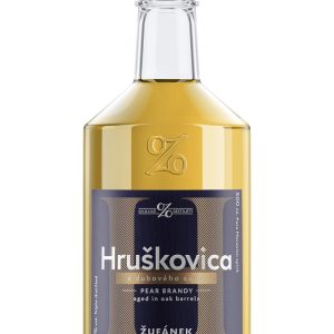 Žufánek Hruškovica z dubového sudu 40% 0,5l