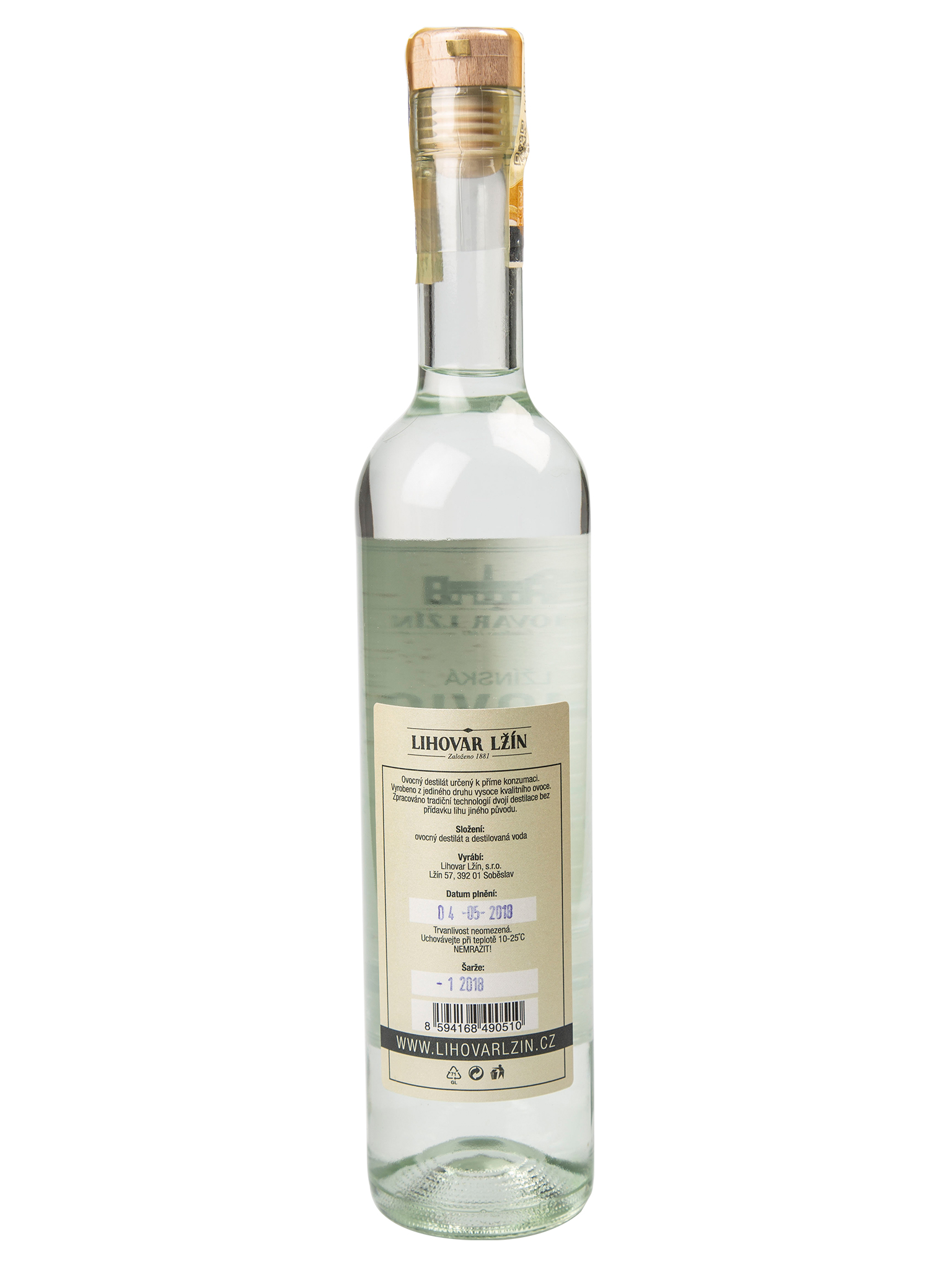 Lihovar Lžín Lžínská Slivovice 50% 0,5l - Obrázek 2