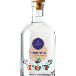 Pálenice Skanzen Modrá Černý Rybíz ze Skanzenu Modrá 47% 0,5l