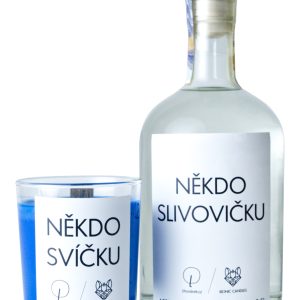Agnes Zelená Bohdaneč Někdo svíčku + Někdo Slivovičku 45% 0,5l